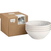 Kiln morgenmadsskål, 16,5 cm, 4-pak, hvid/grå