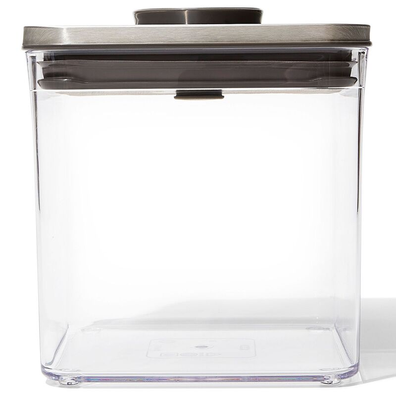 POP Fyrkantig Steel Behållare, 2,6 liter