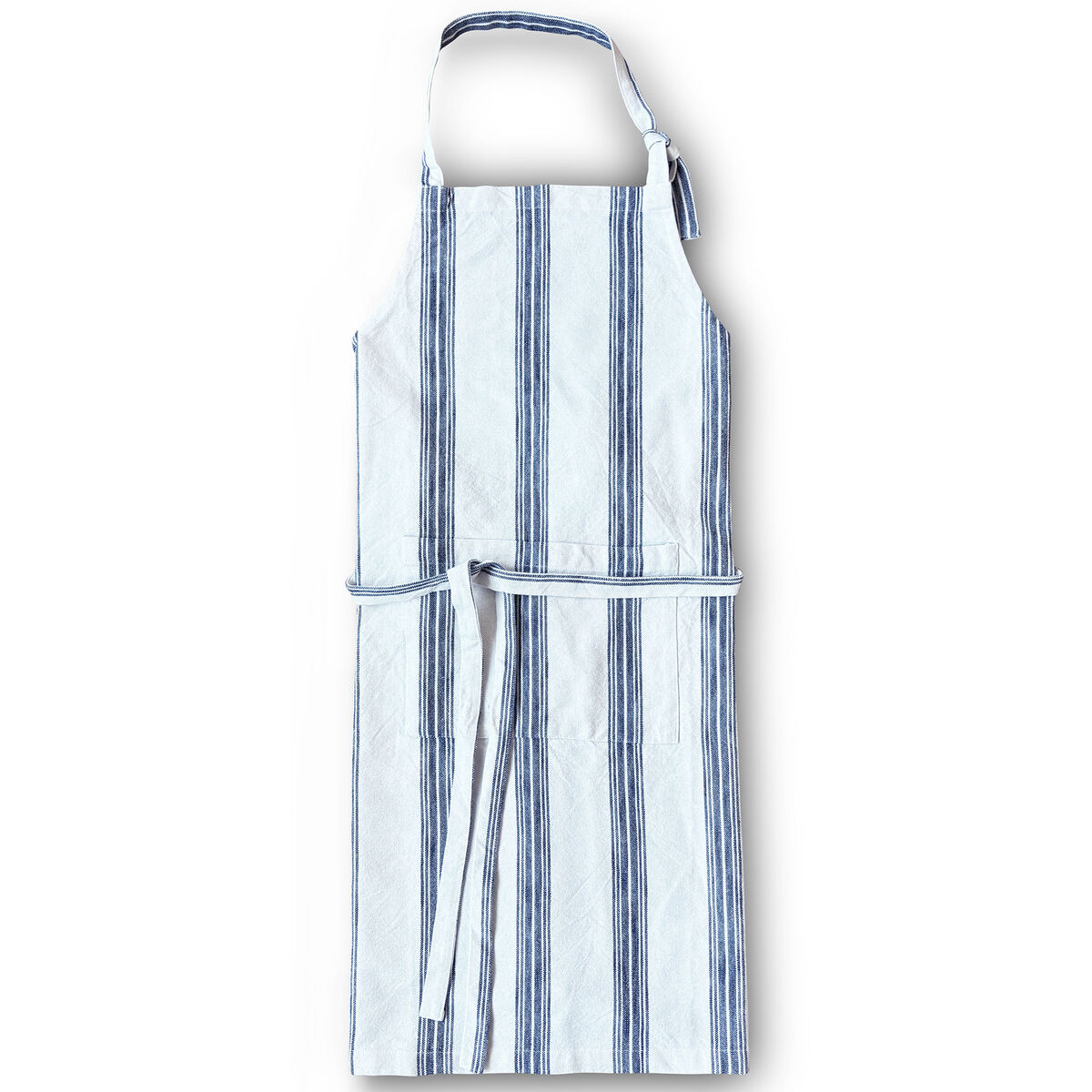 Textiles Garn Förkläde, blå/vit