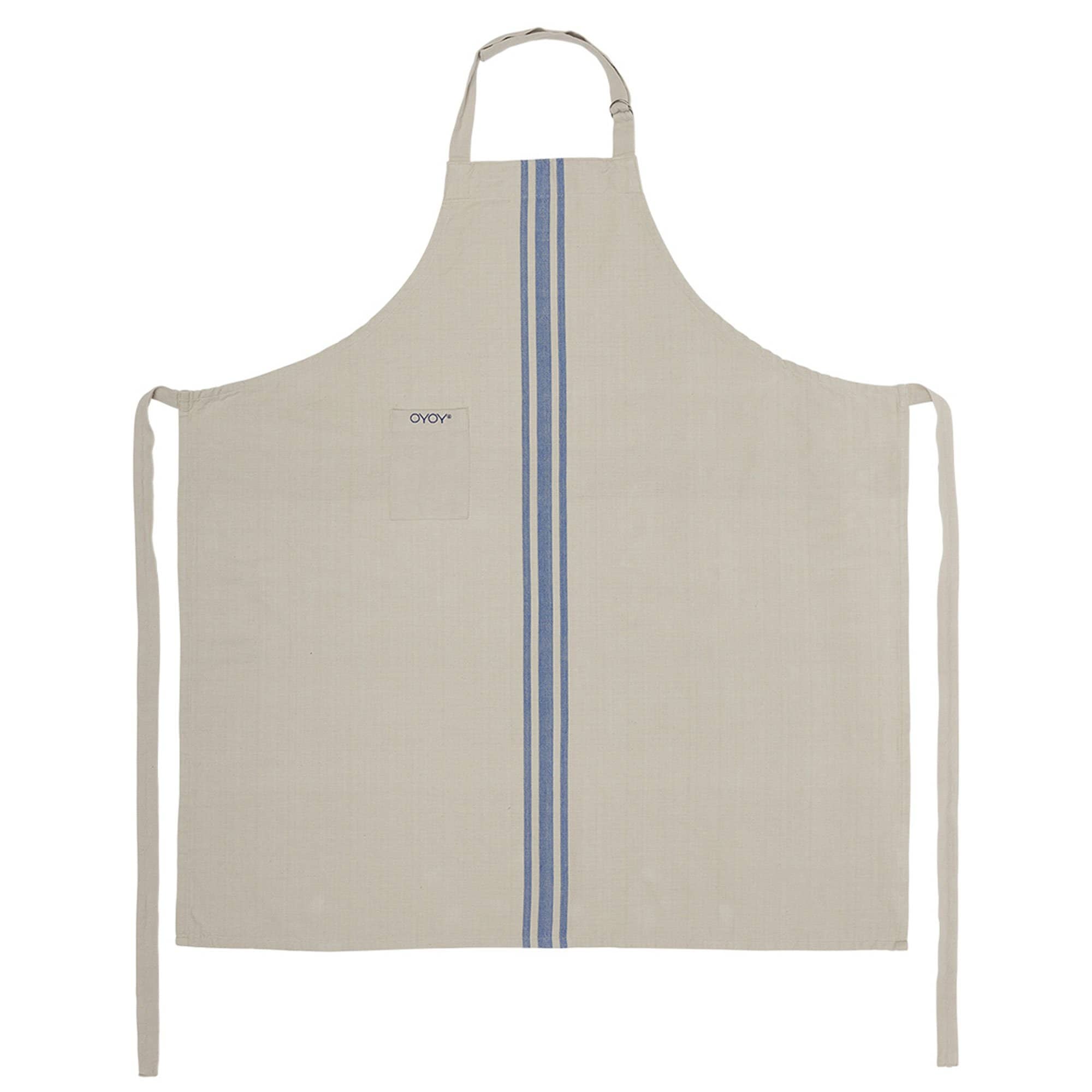 Produktfoto för OYOY LIVING - Linu Apron High - Förkläde - 601 Blue - H102 x W96 cm