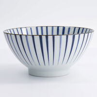 Natsu Tokusa Mixed skål 1000 ml, blå/hvit