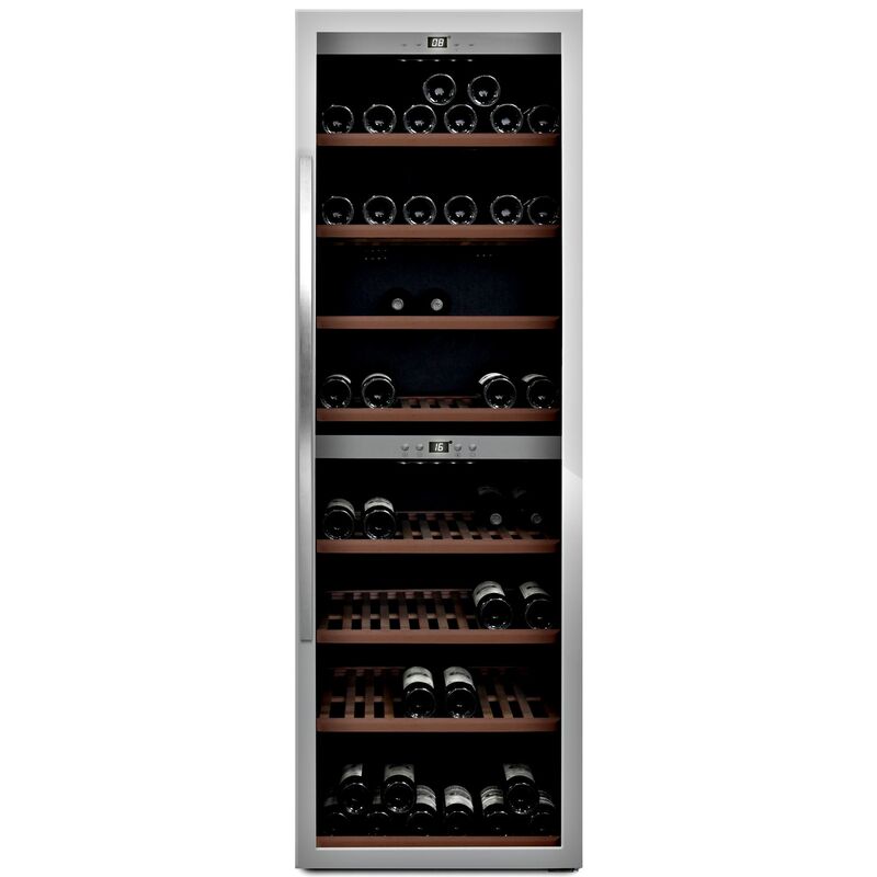 WineExpert 180 vinkøleskab, rustfrit stål