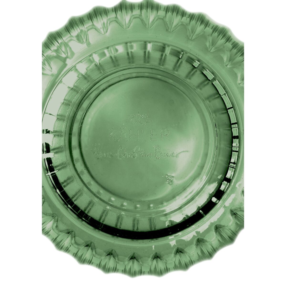 Hammershøi vandglas, 37 cl, Ø 8 cm, 4 stk, grøn