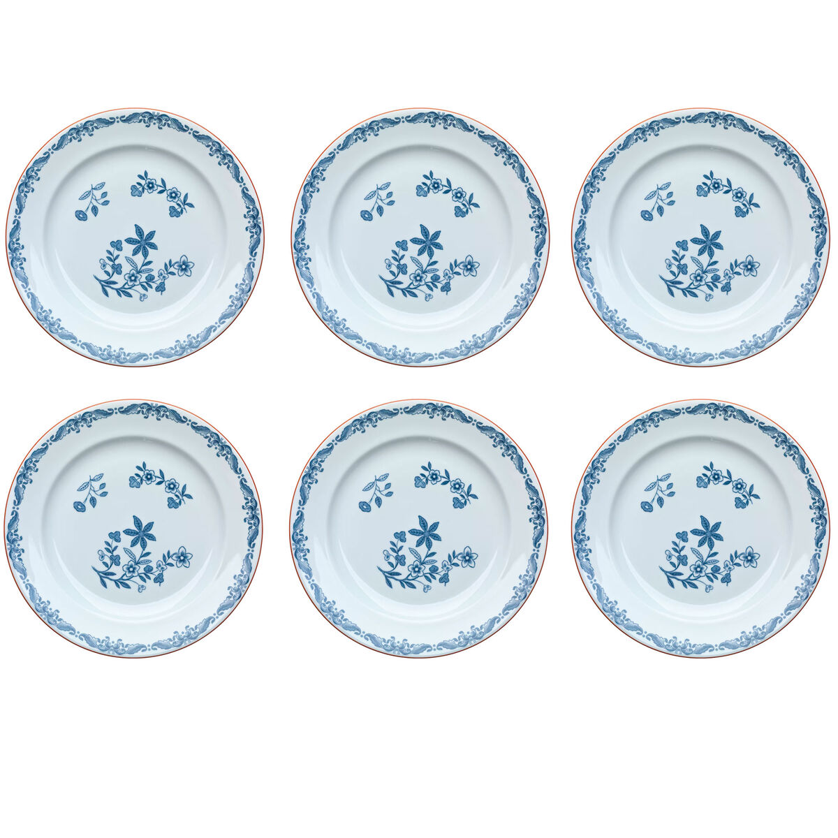 Rörstrand Ostindia Tallrik 27cm 6-pack