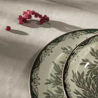 Ostindia Floris djup tallrik 22 cm, grön