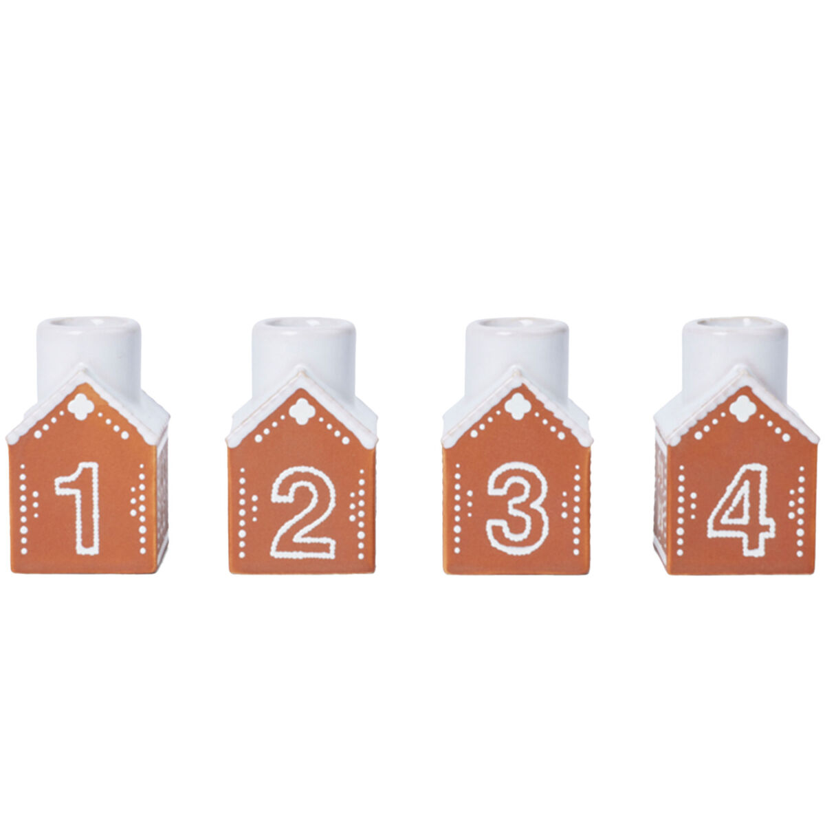 Kähler Gingerbread Adventsljusstake Brun 7,5cm
