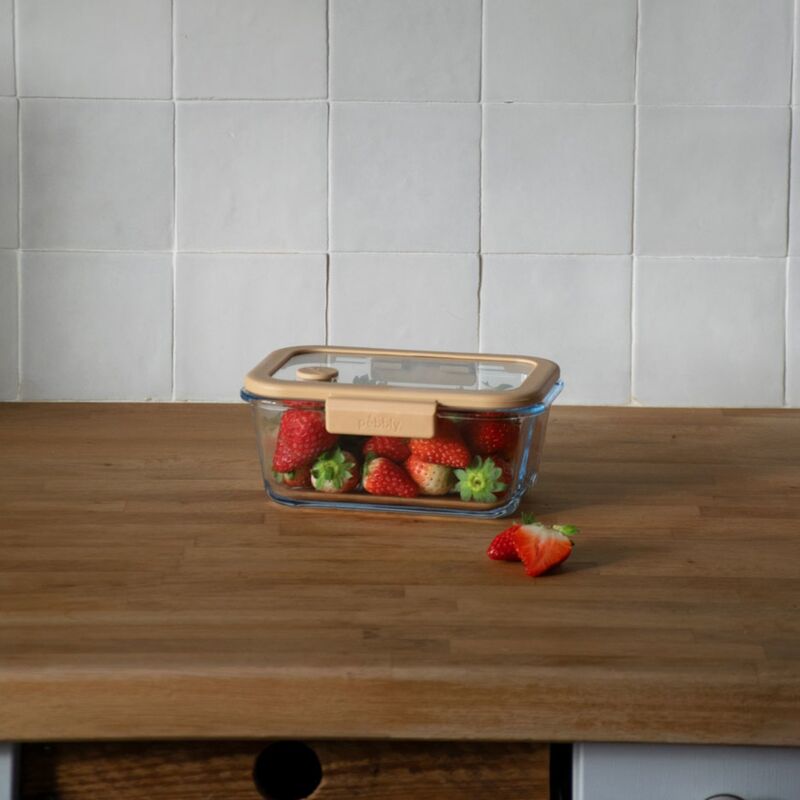 Glaslåda med vakuumlock 800 ml