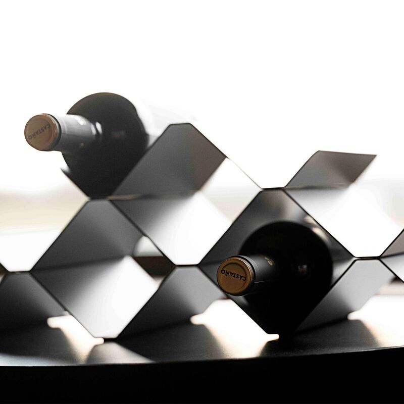 Rocks-viinipulloteline, musta