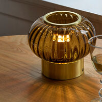 Urc bærbar bordlampe 19 cm, amber