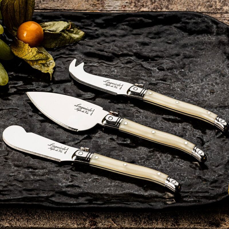 Laguiole Ostknive 3 stk, perlemor