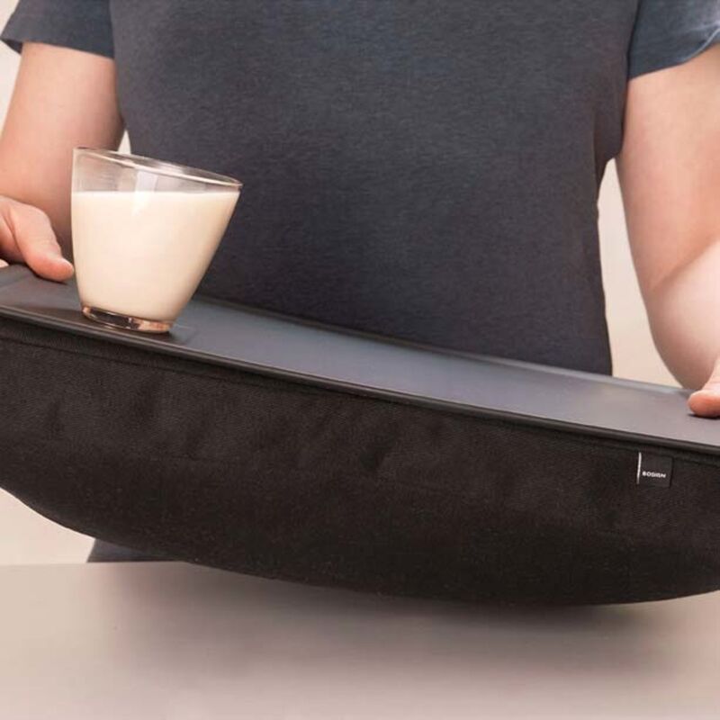 Laptray Anti-Slip -tarjotin, musta