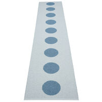 Pappelina Vera Pop matta 70 × 360 cm, river/blue fog