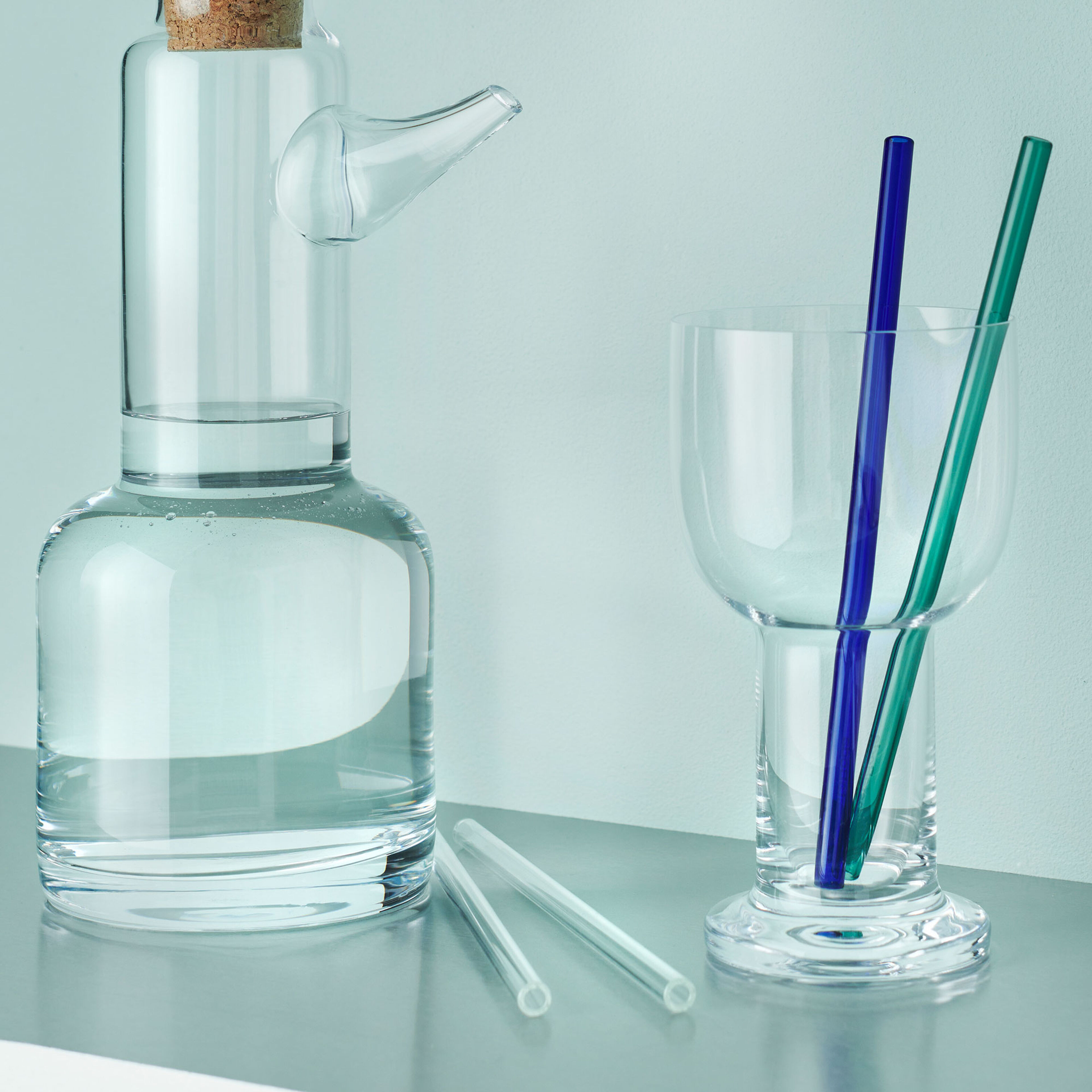 Sipsavor sugrör 2-pack, klar