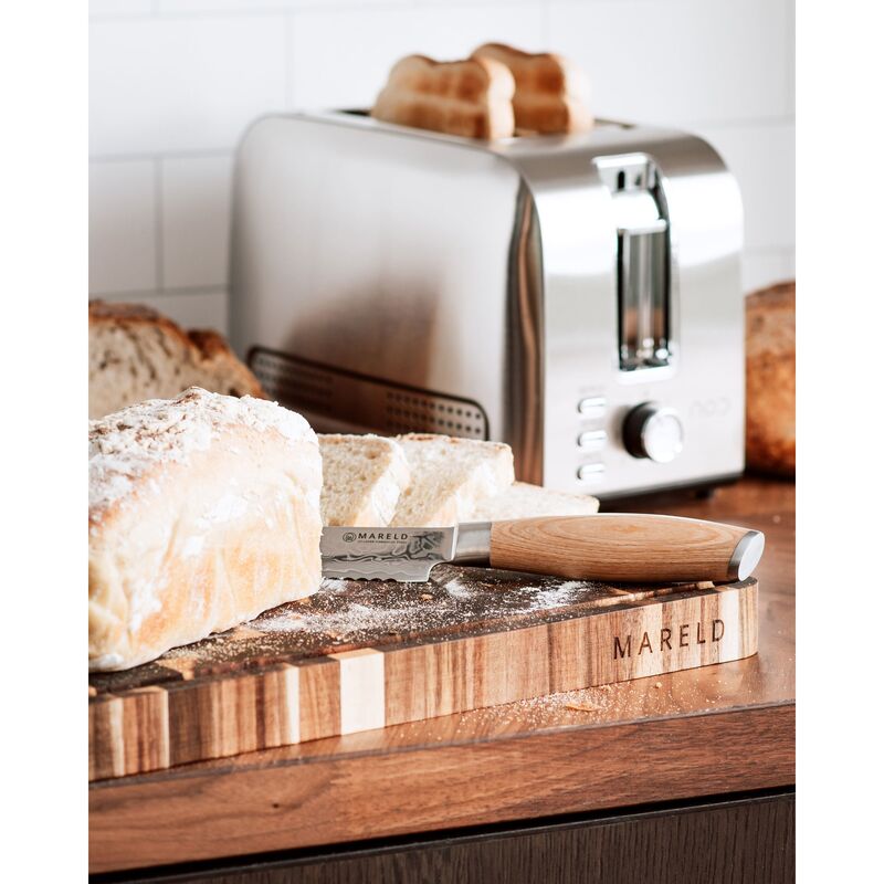 Brødrister 2 skiver, rustfritt stål