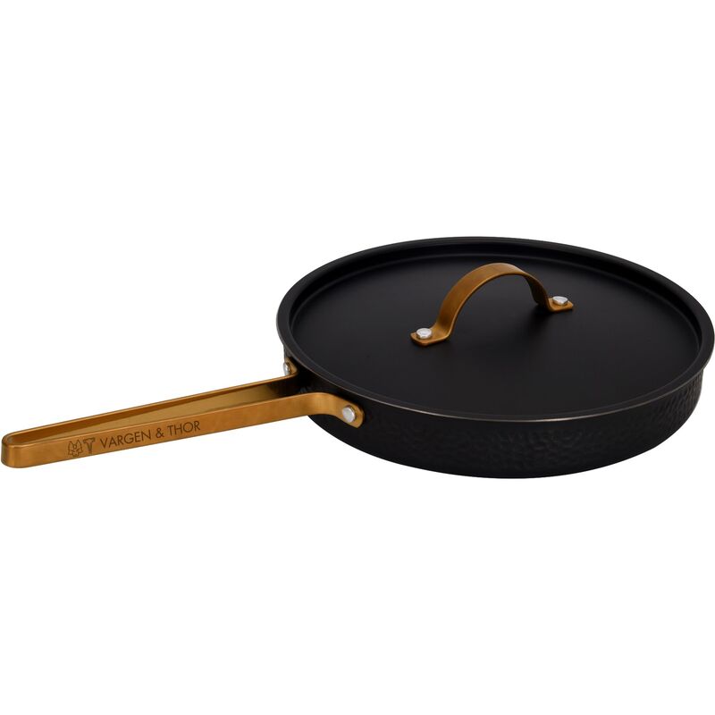 Modell X traktørpanne, matt svart