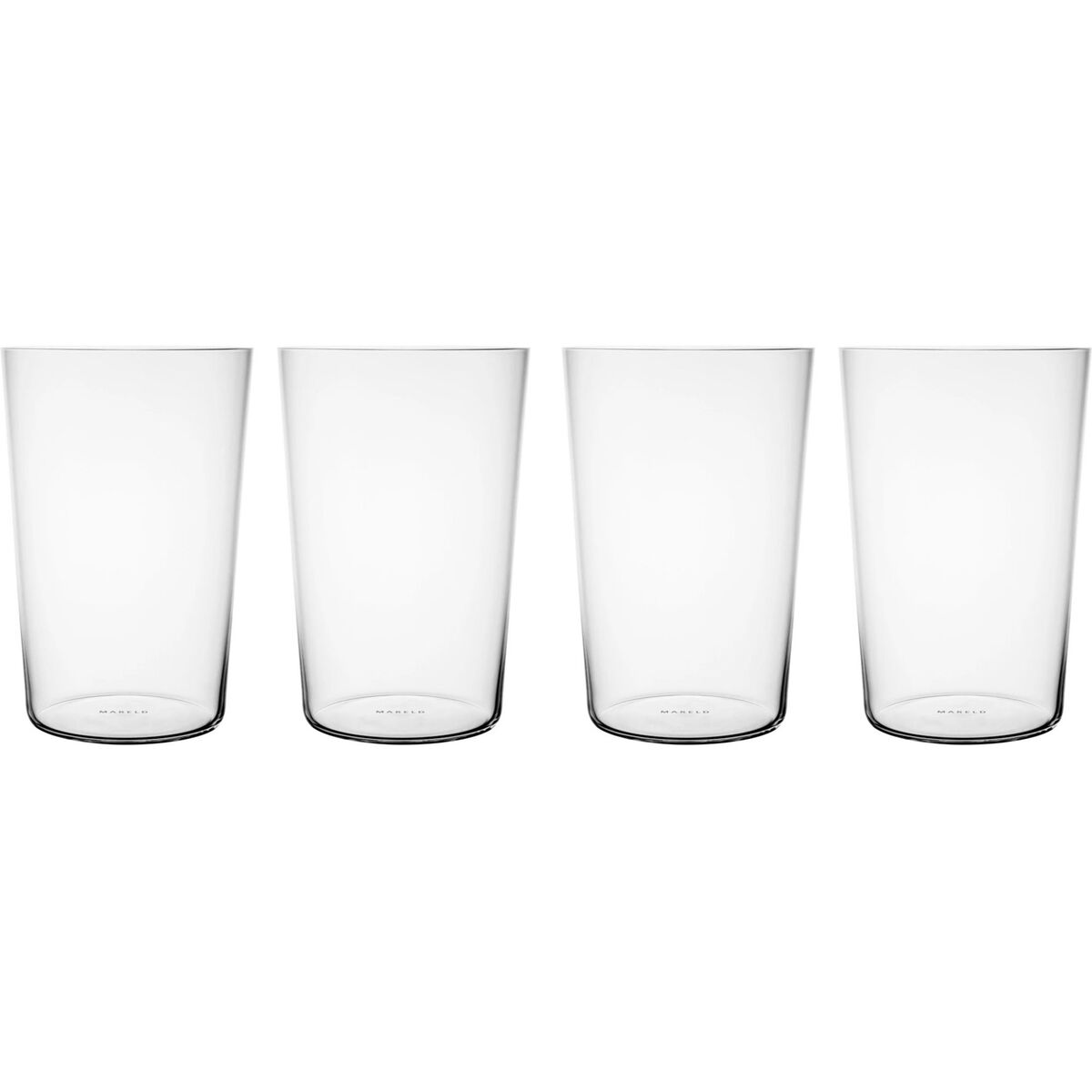 Tynt ølglass 35 cl, 4 stk. krystallglass