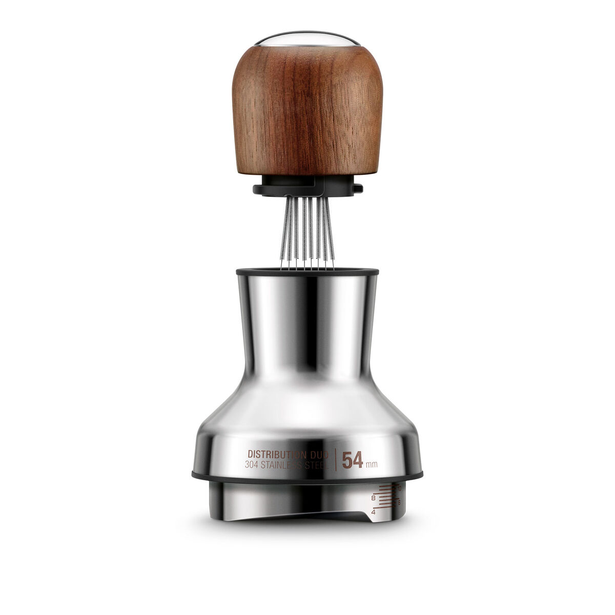 SEA203WLW Tamper og fordele 54 mm, valnød