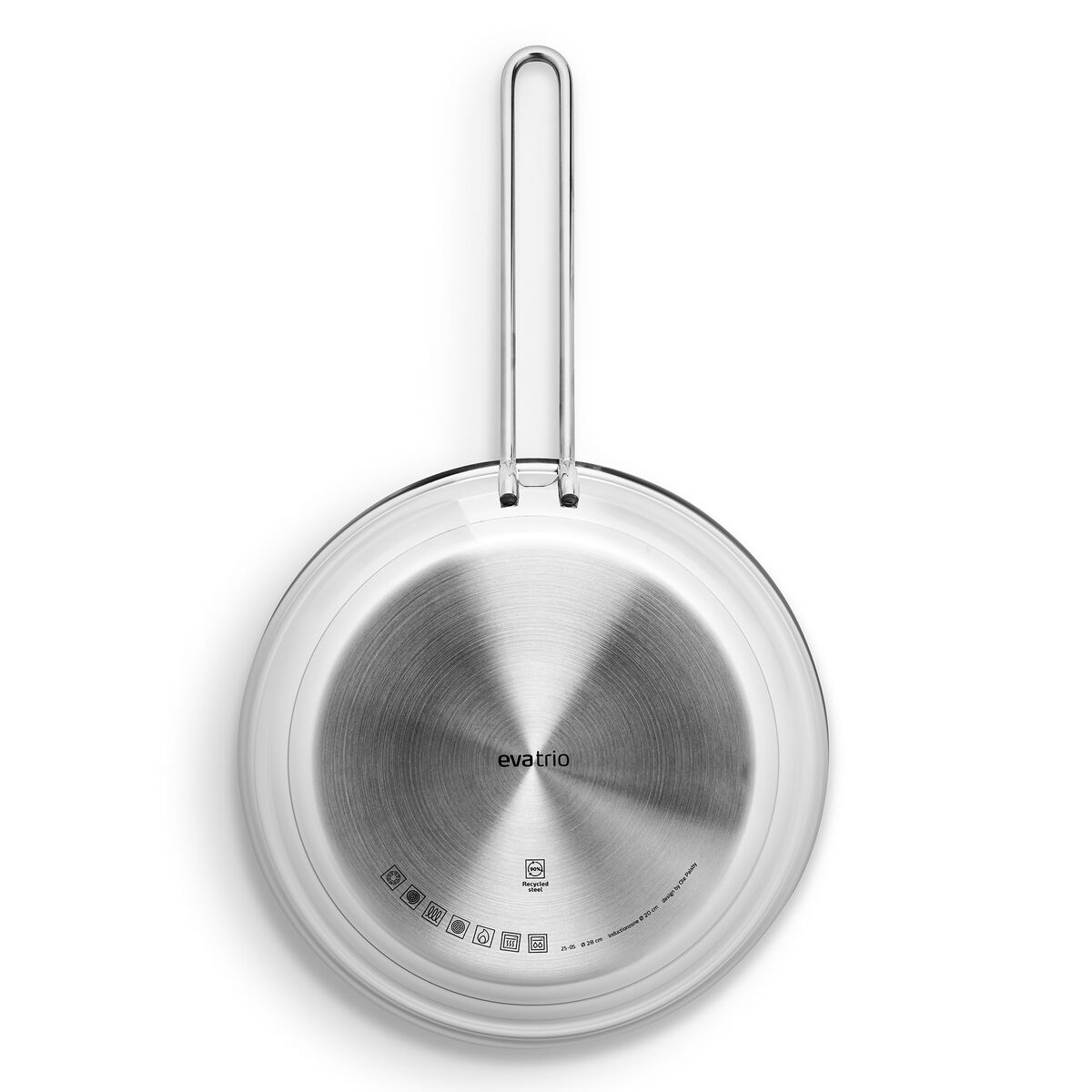 Stekepanne 28 cm, rustfritt stål