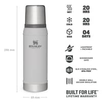 Legendary Classic Bottle termos 0,75 liter, ash