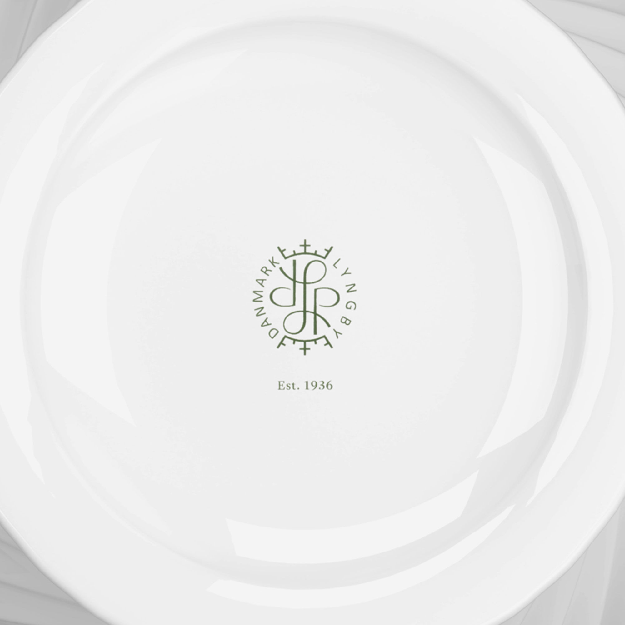 Lyngby Porcelæn Twist vase 25 cm, hvit