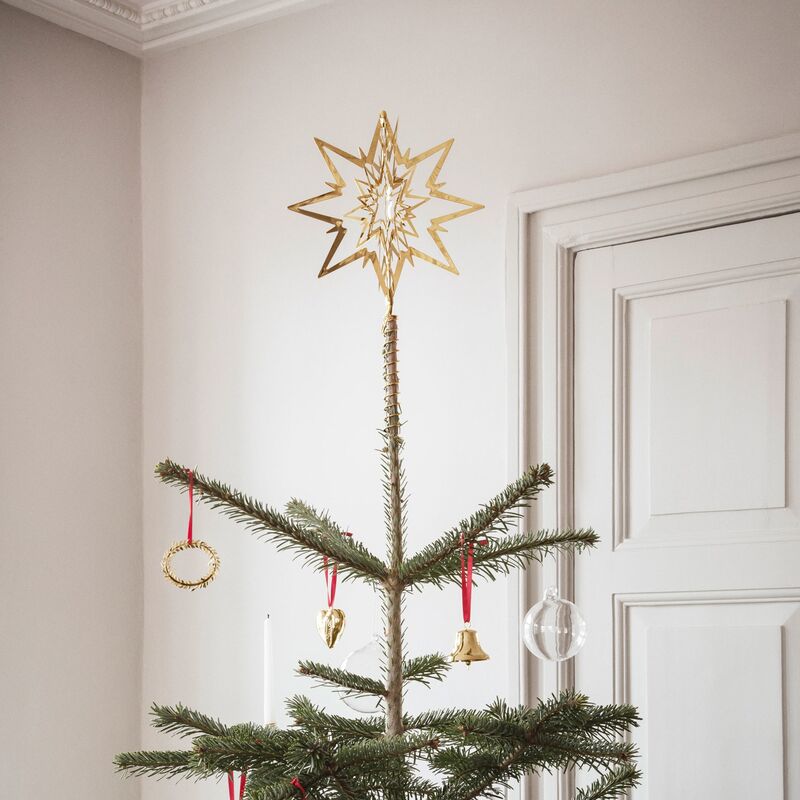 Julgransstjärna Stor Förgylld
