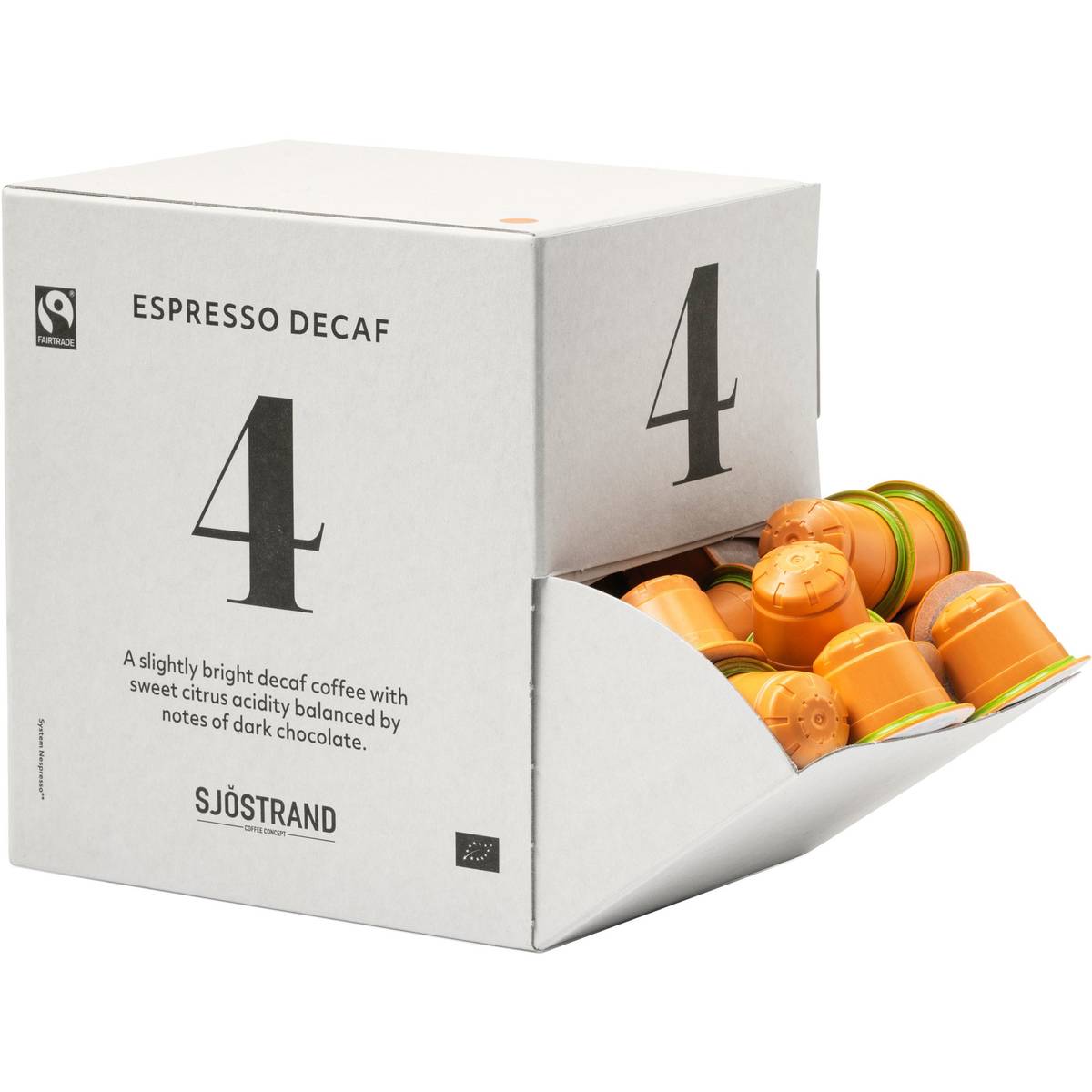 N°4-espressokapselit kofeiiniton, 100 kpl