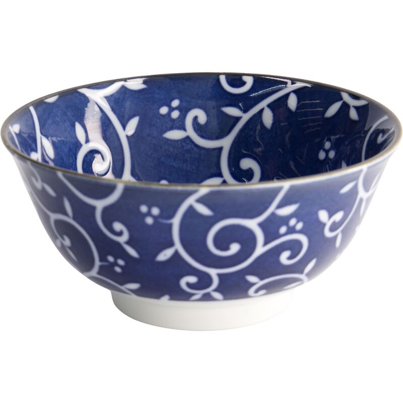 Blue Karakusa kulho 550 ml, sininen/valkoinen