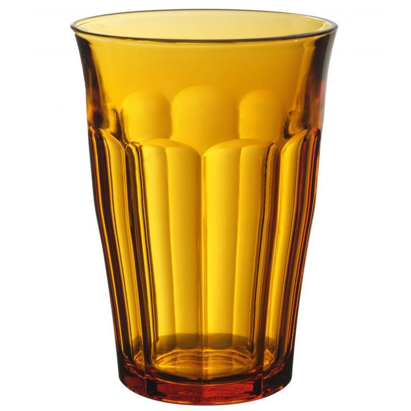 Picardie dricksglas 36 cl 6-pack, amber