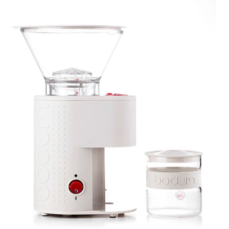 Bistro elektrisk kaffekværn, hvid