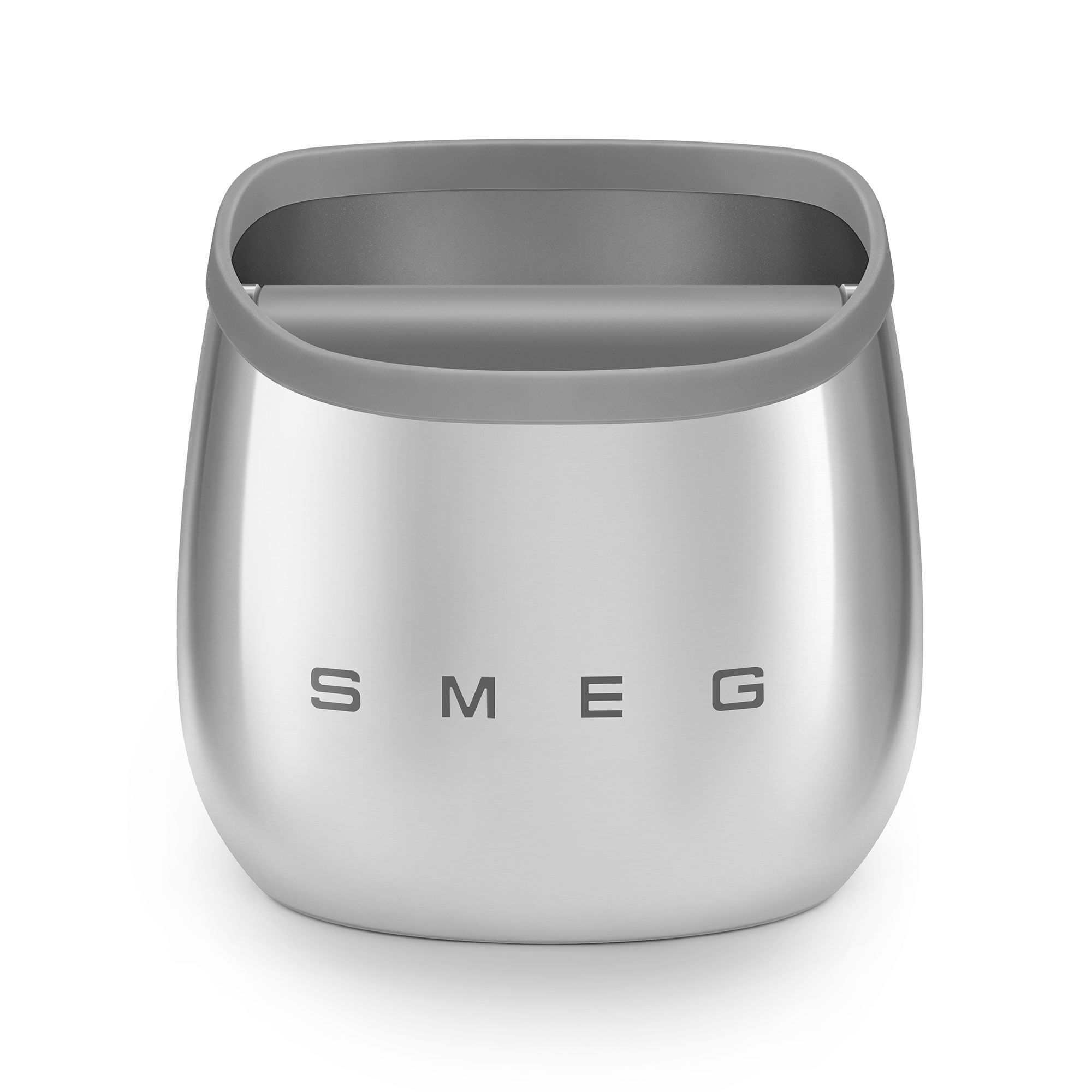 Smeg Knock Box kaffesumpbehållare, rostfritt stål