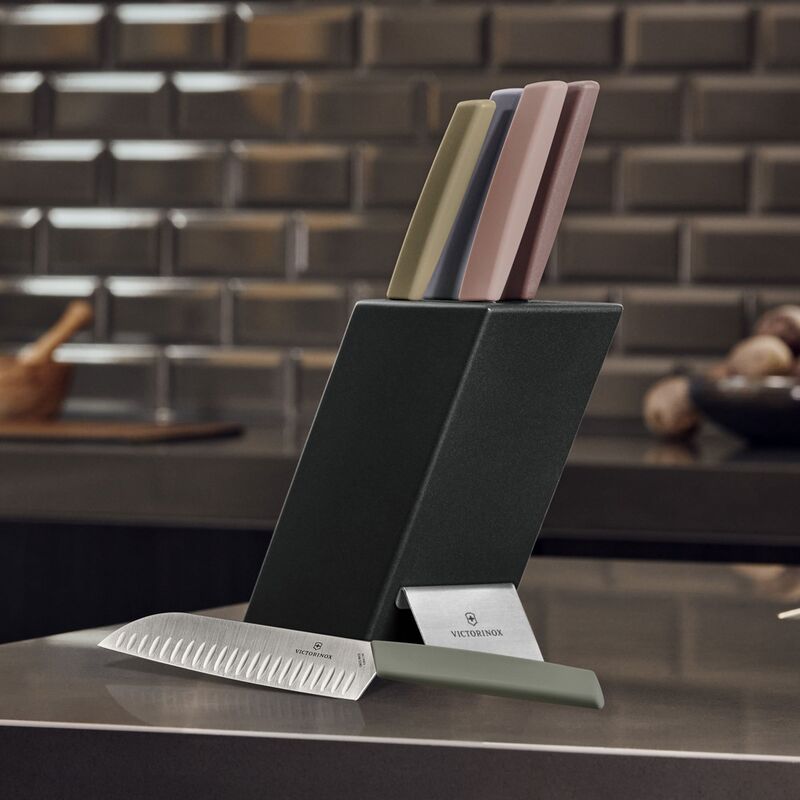 Swiss Modern Veitsisarja veitsitukilla 7 osaa