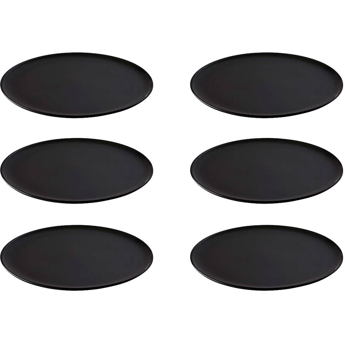 RAW middagstallrik 28 cm, 6 st, titanium black
