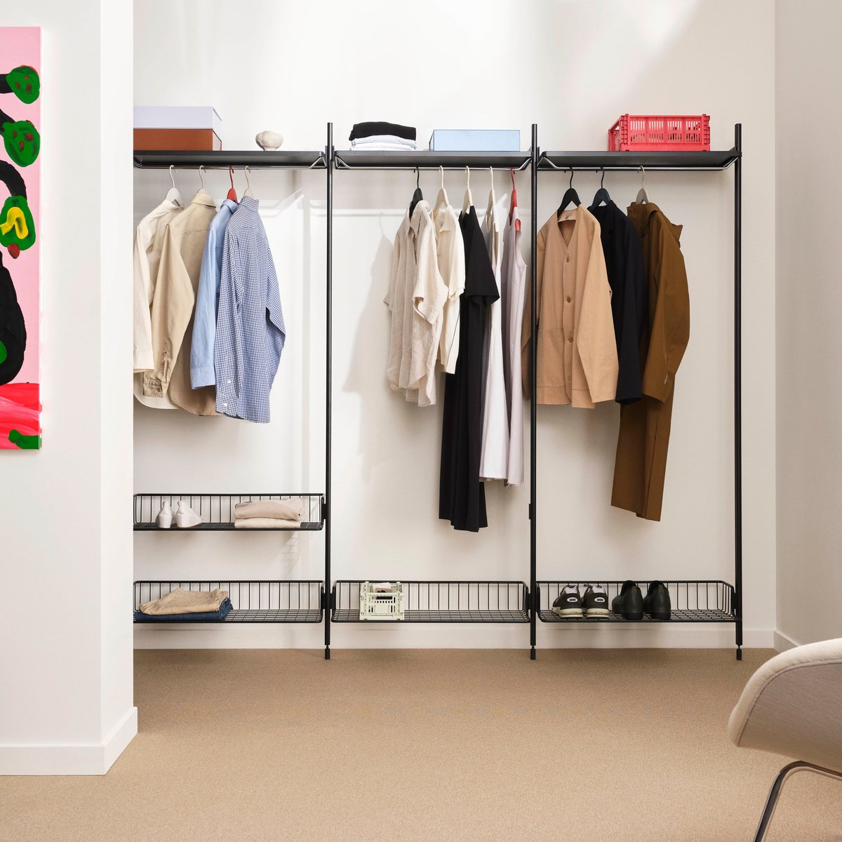 Colour Crate oppbevaringsboks medium, red