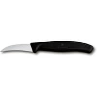 Tournier-/Formkniv 6 cm Nylonhandtag Svart