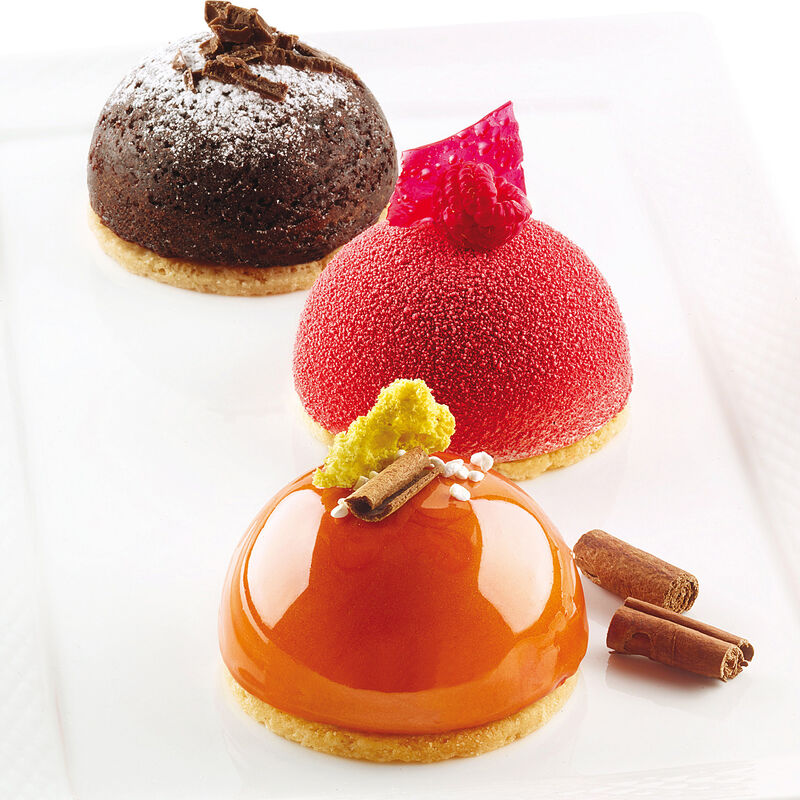 Silikonform kupoler 6 st