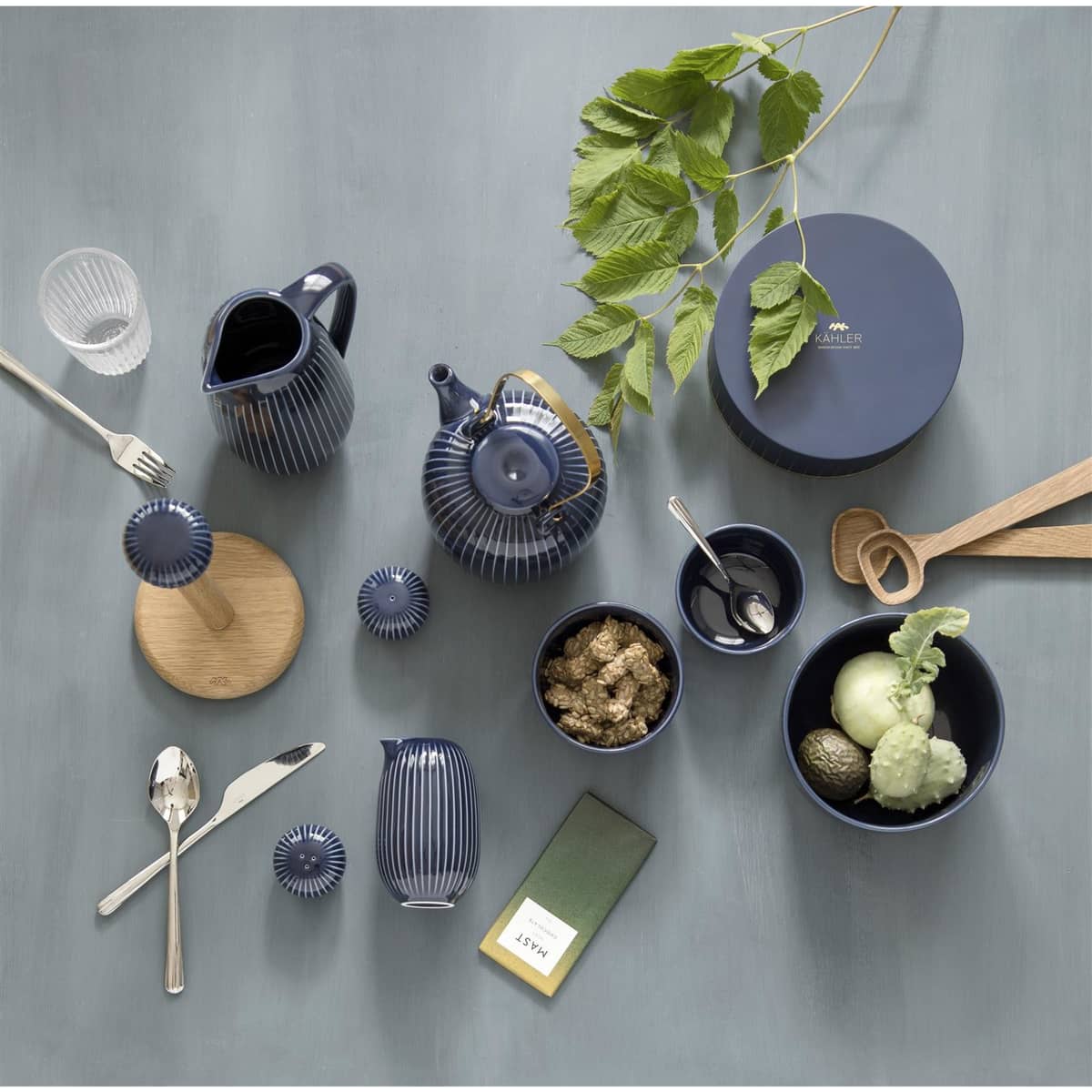 Hammershøi tekande indigo 1,2 L.