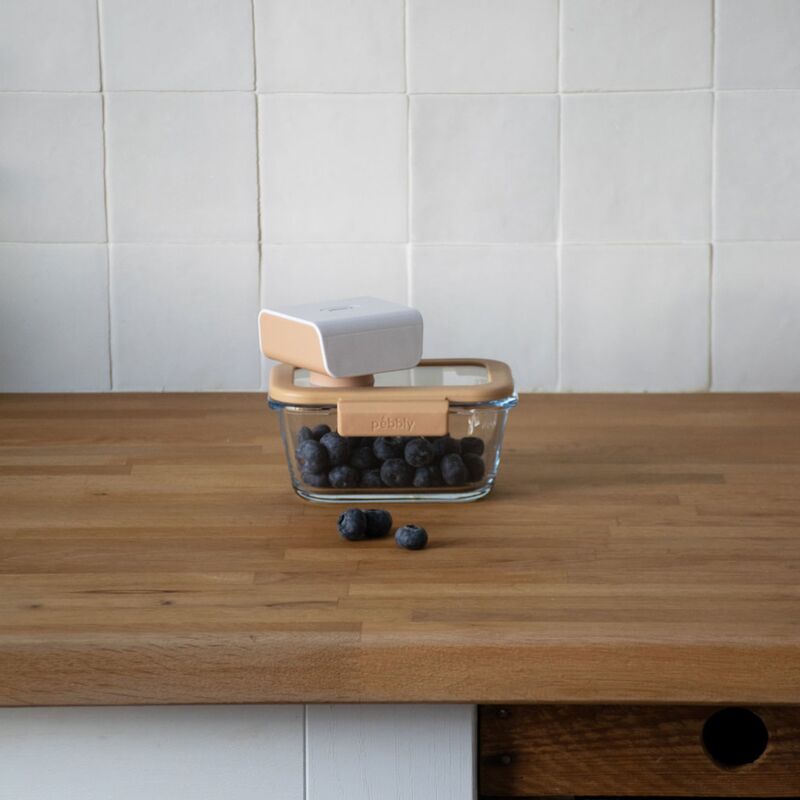 Lasipurkki tyhjiökannella 460 ml