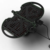NomadiQ Portabel elgrill E-BBQ, grön