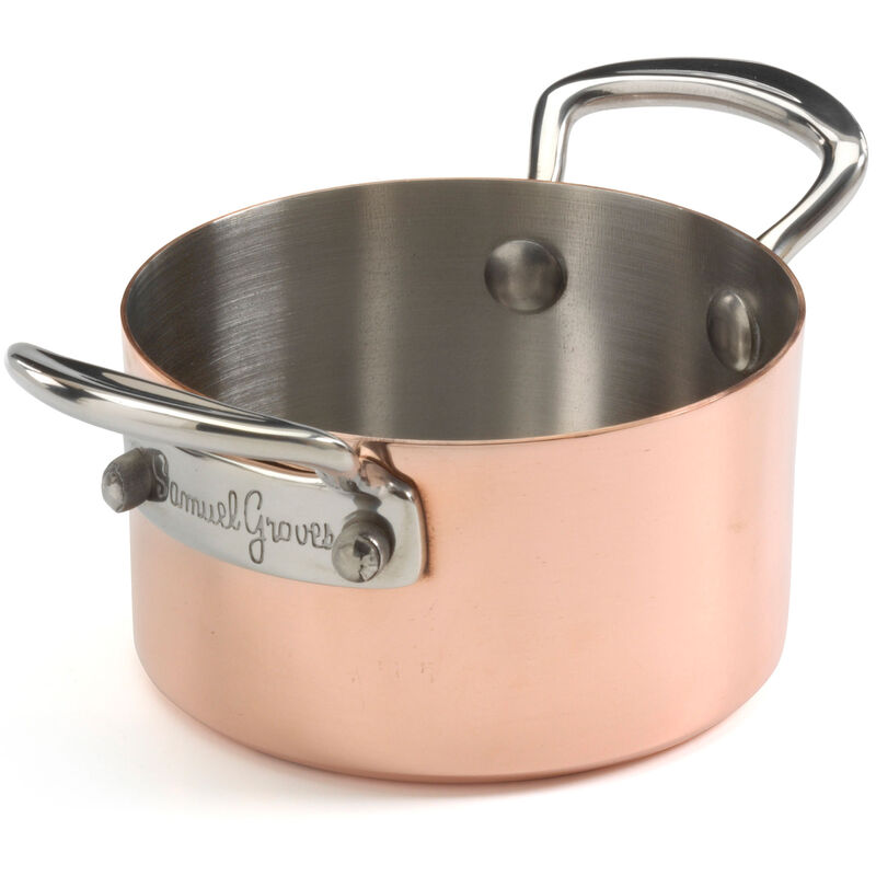 Minigryta 9 cm, koppar