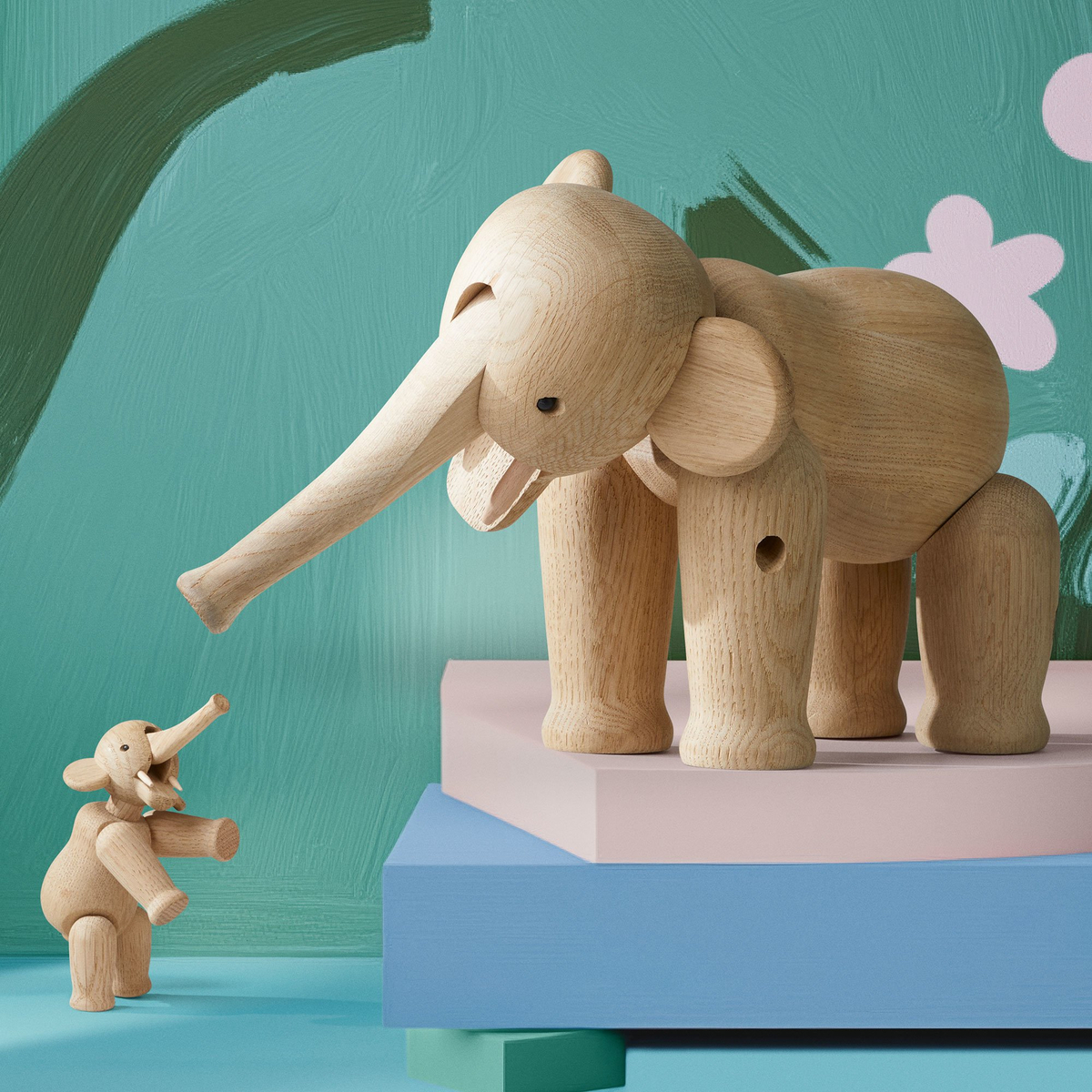 Elefant stor, eg