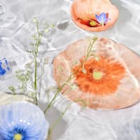 Poppy assiett 21 cm, röd