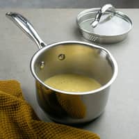 STS kasserolle med låg 14 cm/1,2 liter, rustfrit stål