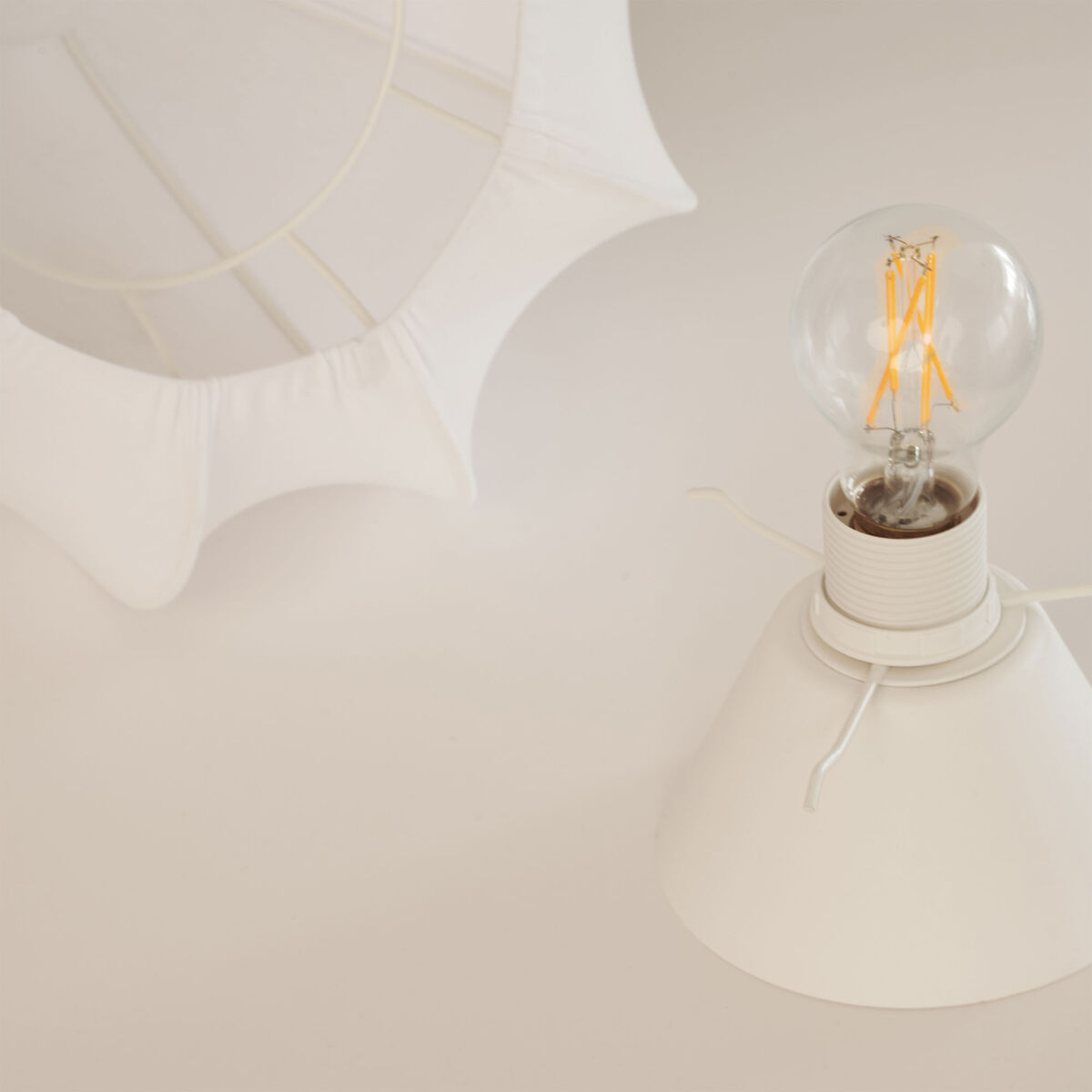 Watt & Veke Anna Mini Cotton plafond, hvit