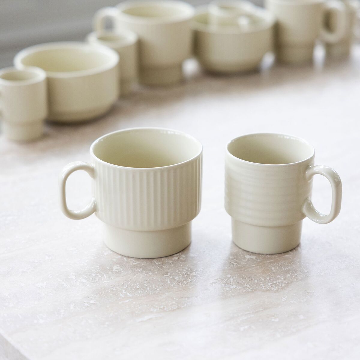 Sagaform Coffee & More kaffekopp 2-pakning, beige