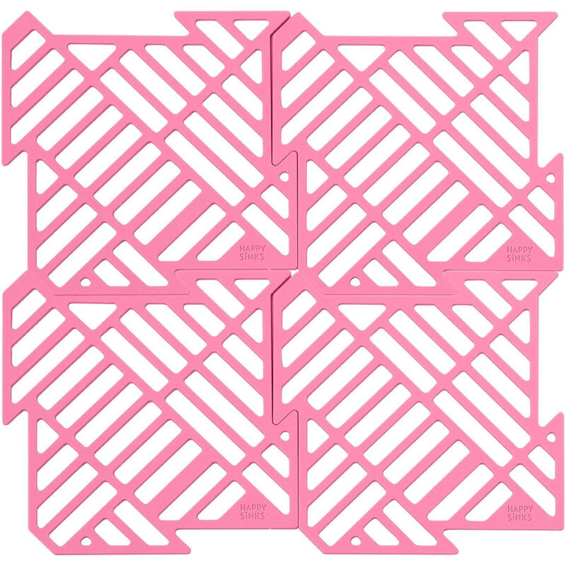 Diskbänksmatta 4-pack, garden rose