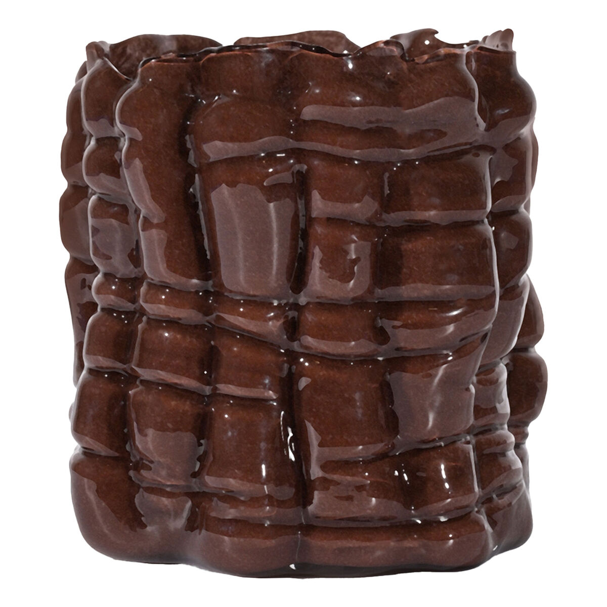 Laranne S telysholder 10 cm, brun