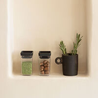 Tasty+ stapelbart beholderesæt 2 dele, mørkegrå