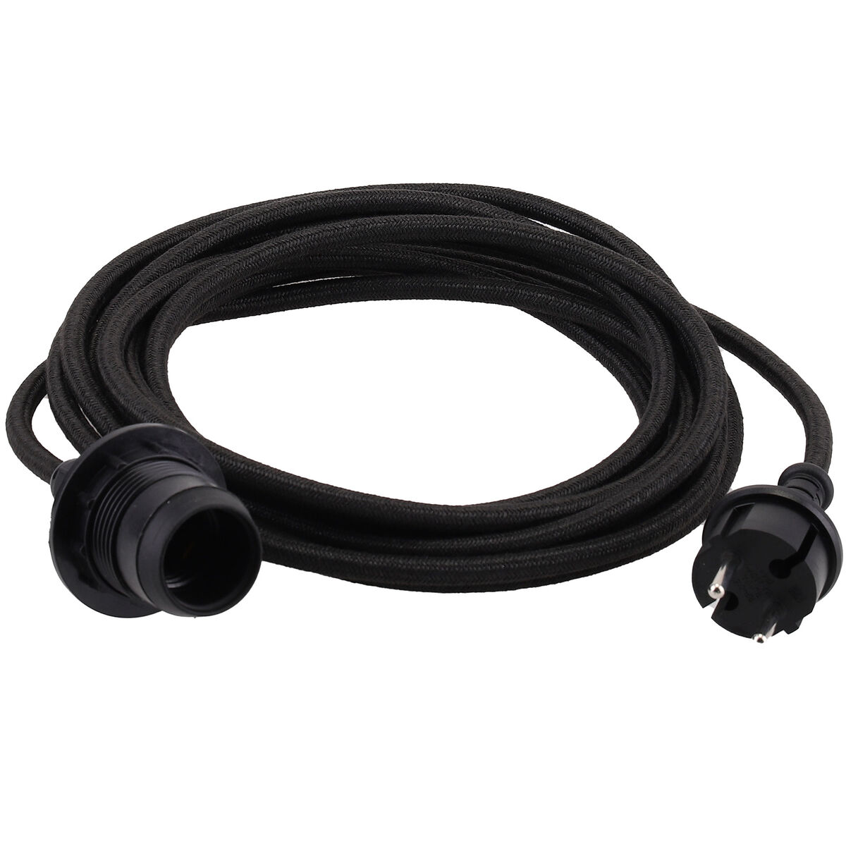 Kabel för utomhusbelysning 5 meter, svart