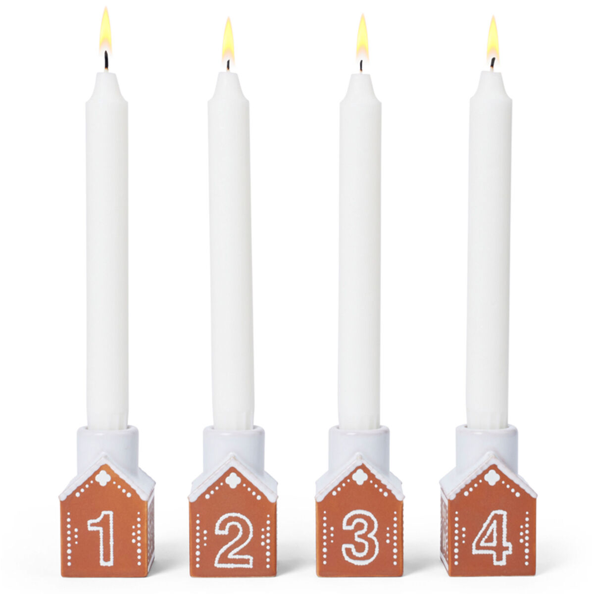 Kähler Gingerbread Adventsljusstake Brun 7,5cm