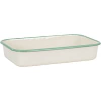 Ildfast form 30x20 cm. Kremfarget